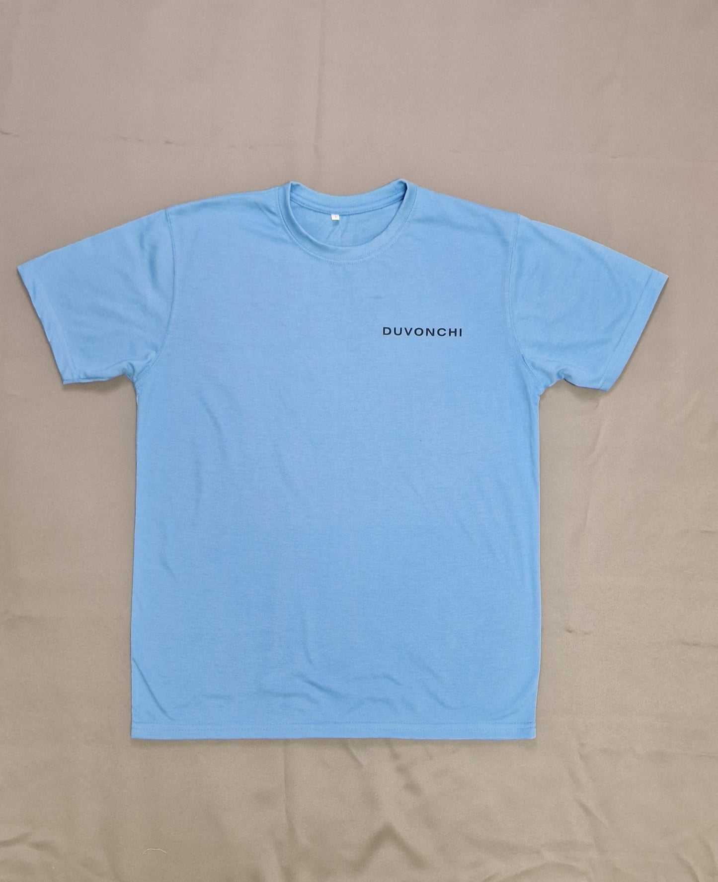 Duvonchi light blue 'PEACE' T-shirt