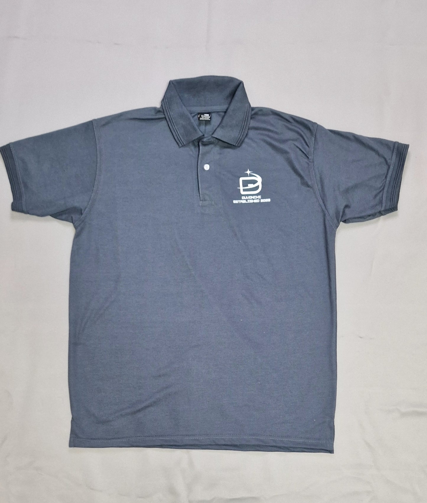 Duvonchi dark grey polo T-shirt