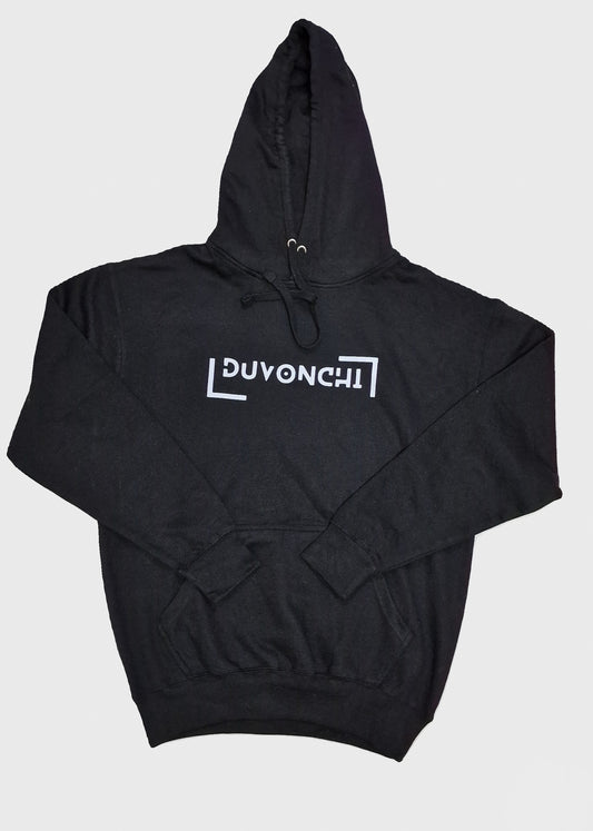 Duvonchi Black 'frame style' hoodie
