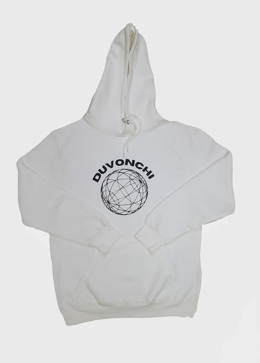 Duvonchi White 'Global' Hoodie