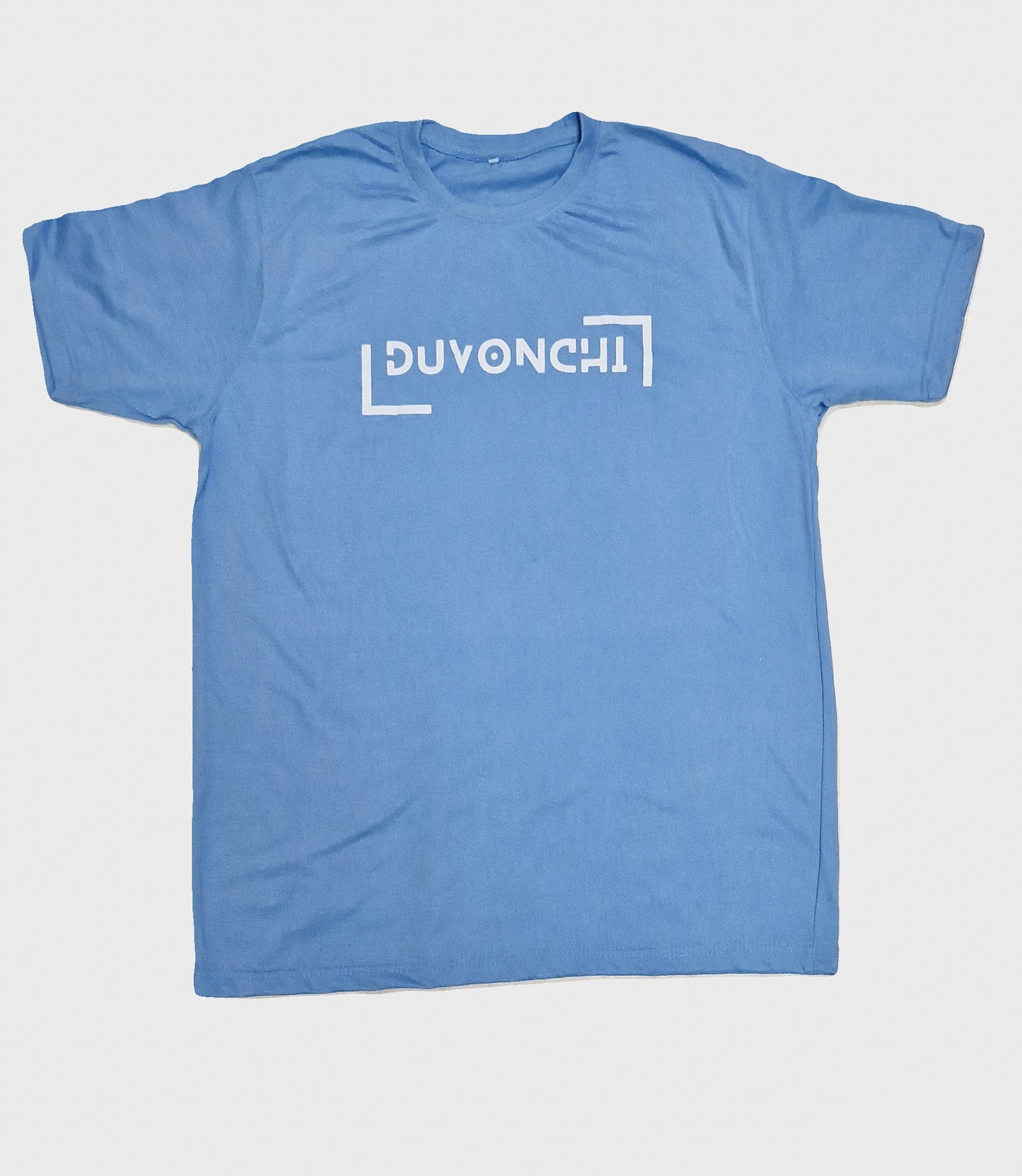 Duvonchi Light Blue 'frame style' T-shirt