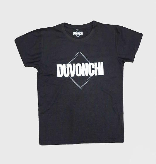 Duvonchi Black 'Diamond style' T-shirt