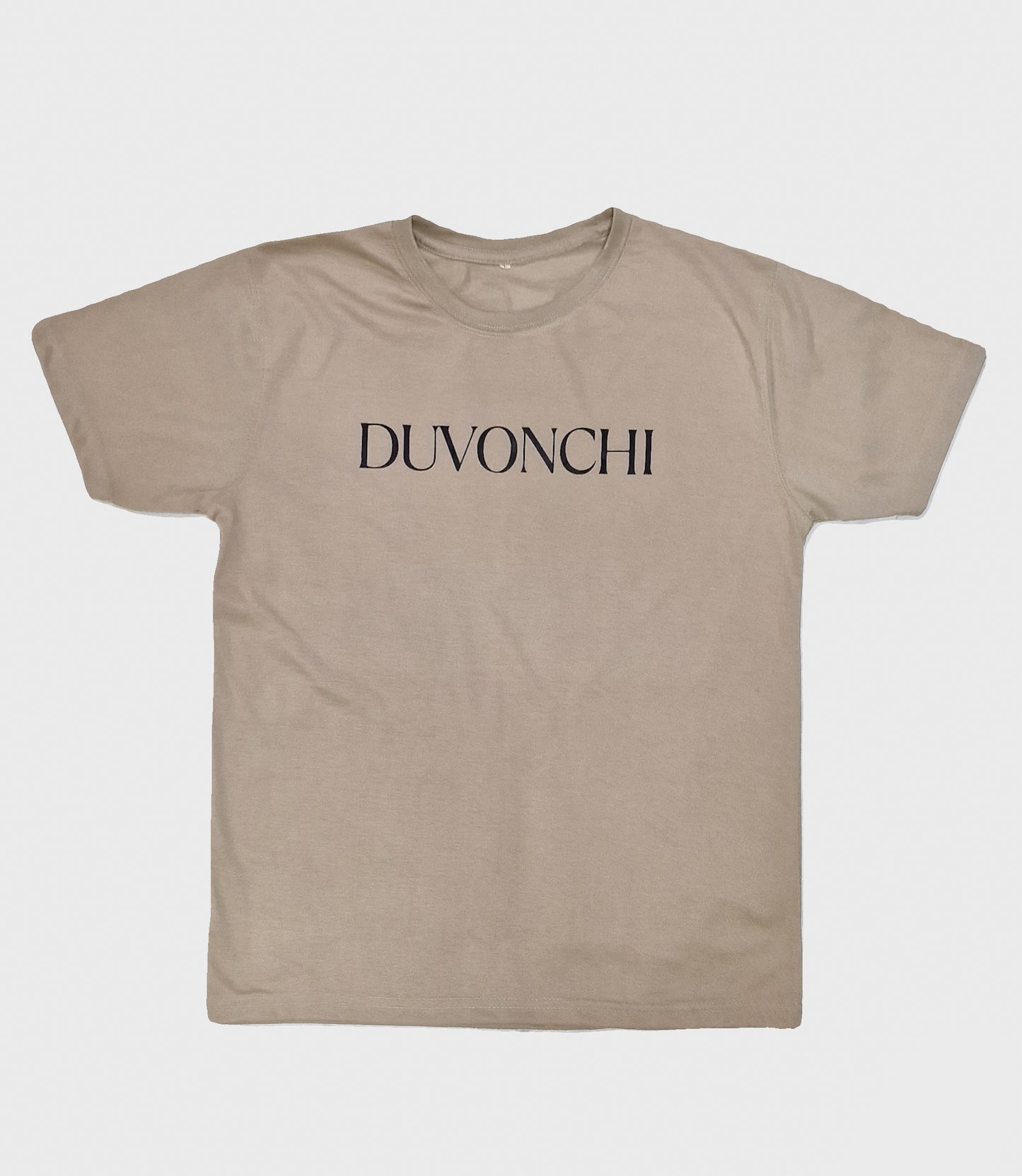 Duvonchi Beige 'Classic' T-shirt