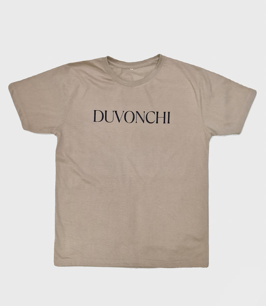 Duvonchi Beige 'Classic' T-shirt