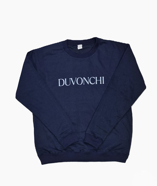 DUVONCHI navy blue sweatshirt