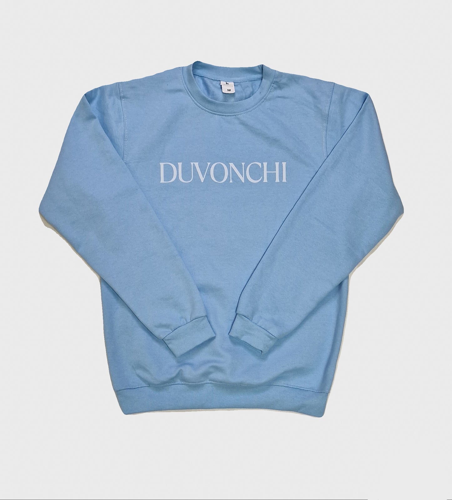 DUVONCHI light blue sweatshirt