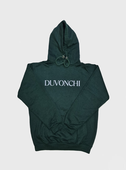 DUVONCHI dark green hoodie