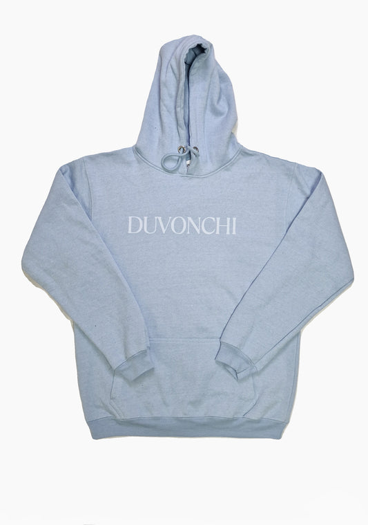 DUVONCHI light blue hoodie